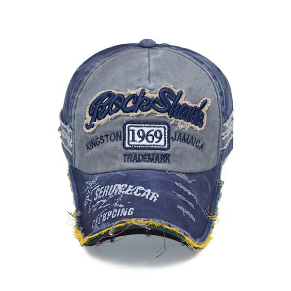 Lav gammel ødelagt side 1969 flosset skygge baseball kasket vil sigte and