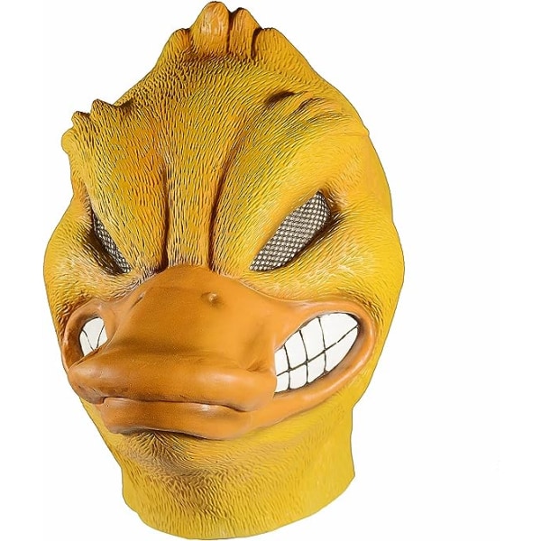 Halloween-kostymfest Cosplay Animal Latex Mask Yellow