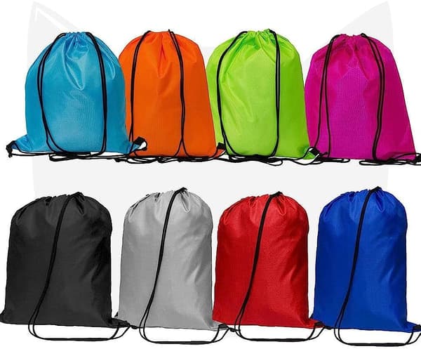 2-pack dragsnöre gymväskor för män och kvinnor