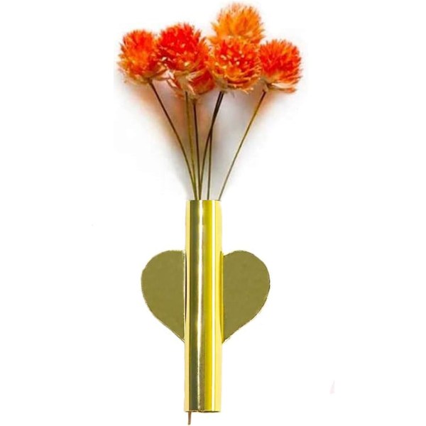 Väggmonterat blomrör för blomsterarrangemang, väggmonterad metall