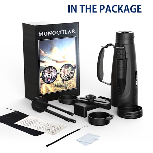 10X50 Hd Starscope Monokulær-sort