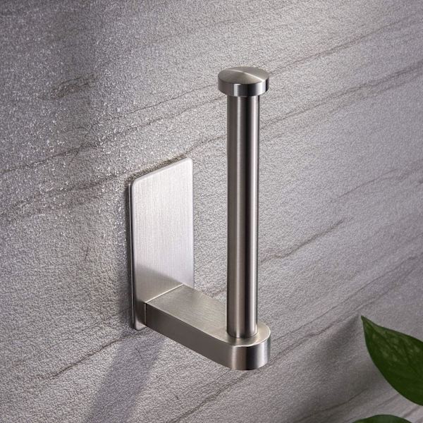 Selvklæbende toiletrulleholder - Forfinet badeværelse toiletrulle