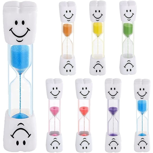 7 stykker timeglas til børn, køkkentimer, timeglas timer, 3 M