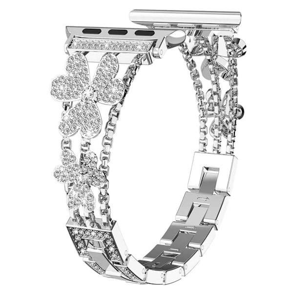 Yhteensopiva Apple Watch -rannekkeen kanssa 41mm 40mm 38mm naiset, Luxury Bl