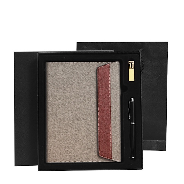 Hardcover Notebook - Klassisk Ruled Thick Paper Notebook med Pen