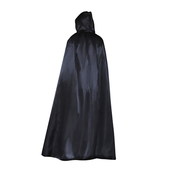 Barn Halloween Kappe Poncho Julekostume - Sort