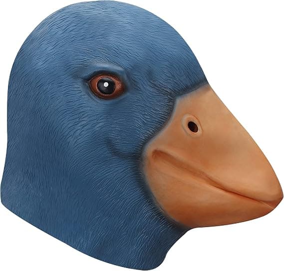 Deluxe Halloween-maske Andehode Color1