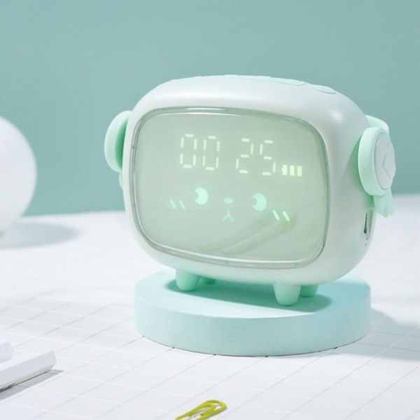 Time Angel Vækkeur LED Lys Intelligent Opladning Vækkeur