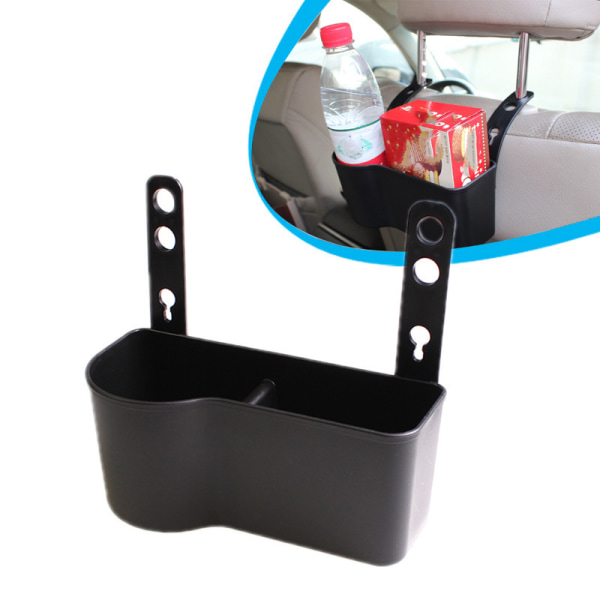 1 kpl musta auton niskatuki ja juomateline - Classic Black Porta