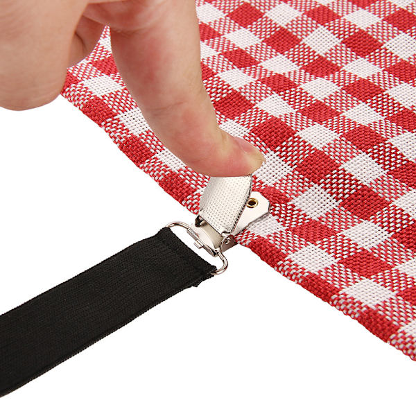 4 stk. Heavy Duty Lagenklemmer Utility Sengetæppe Klemmer
