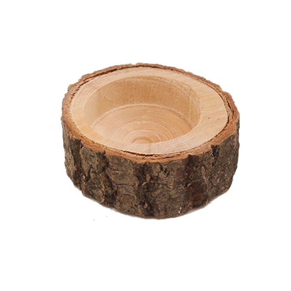 10 stk. personlige træ-tealight-holdere til bryllupscenterp