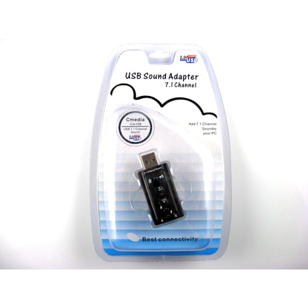 Bærbar datamaskin stasjonær USB ekstern 7.1 frittstående lydkort datamaskin A