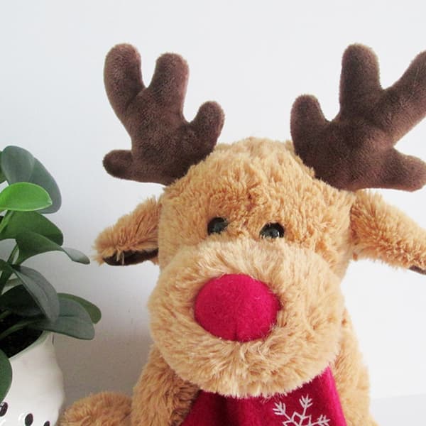 Älgdocka plyschleksaker Jul hjortdocka flickor barn presenter för chi