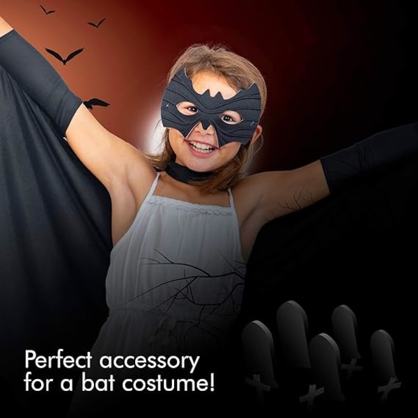 Fladdermusögonmask Kostym - Superhjälte Svart Fladdermus Ansiktsmasker Klä Ut C