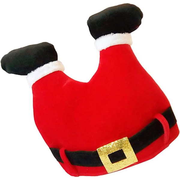 Julehat til voksne, træhat til strømpe, omvendt Navidad T