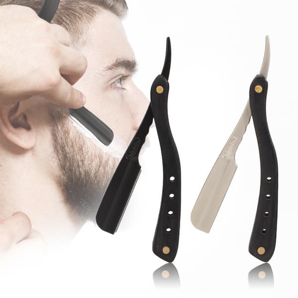 1 Barber Shop barberkniv med utskiftbare blader