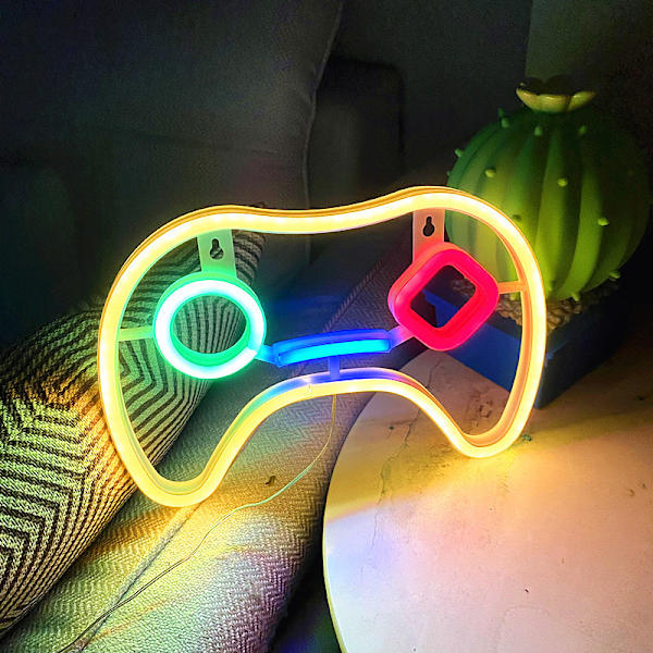 Neon LED USB-driven belyst skyltdekor Gaming Cool Neon för säng