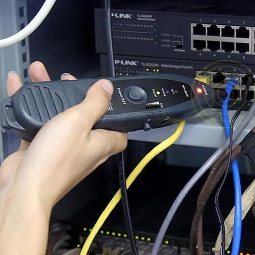 Avansert kabeltester med multifunksjonell PoE-wire tracker Networ