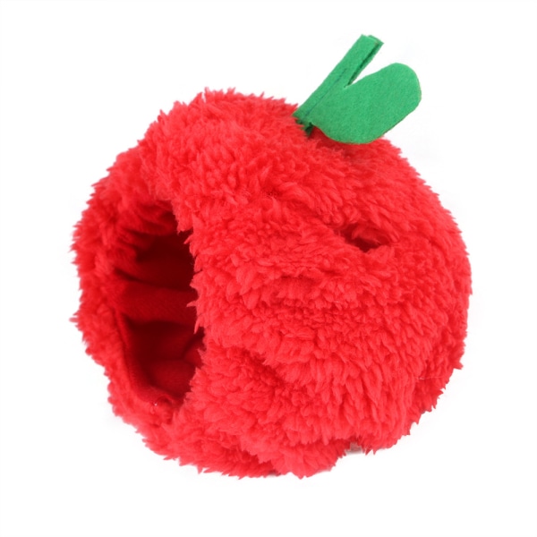 Teddy husdjur hatt klänning som äpple huvudbonad, katt klänning som hatt, op