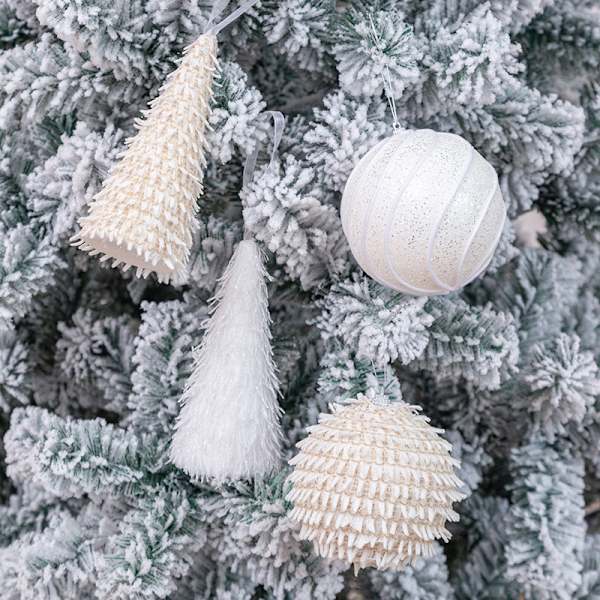 4 st julsnöflinga boll julboll hänge jul T