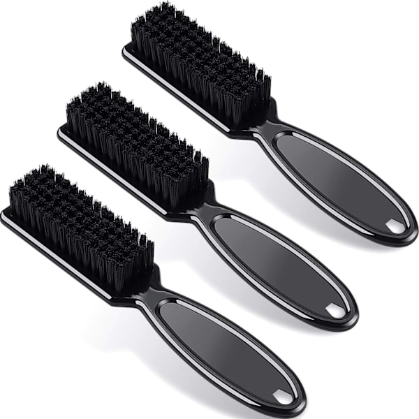 3 stk. Nylon rengøringsbørste til hårtrimmerskær, Barber Cleani
