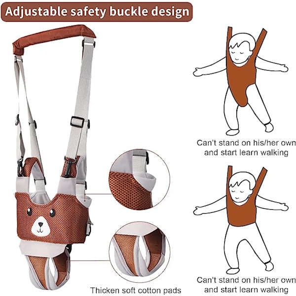 Baby Gåsele Mesh Gåhjælp Småbørn Justerbar Hjælp