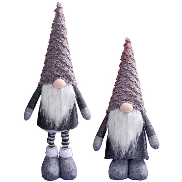 1 Rosa juldekorationer Retractable Doll Faceless Old Man W