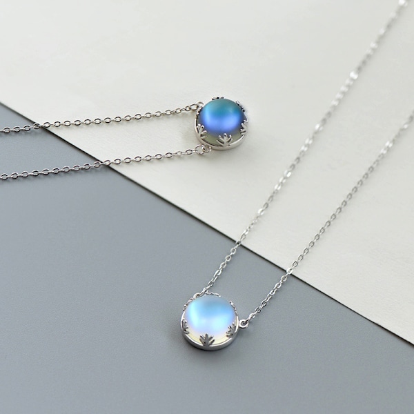 2 Eleganta Dam Kristall Ädelsten Mode Halsband