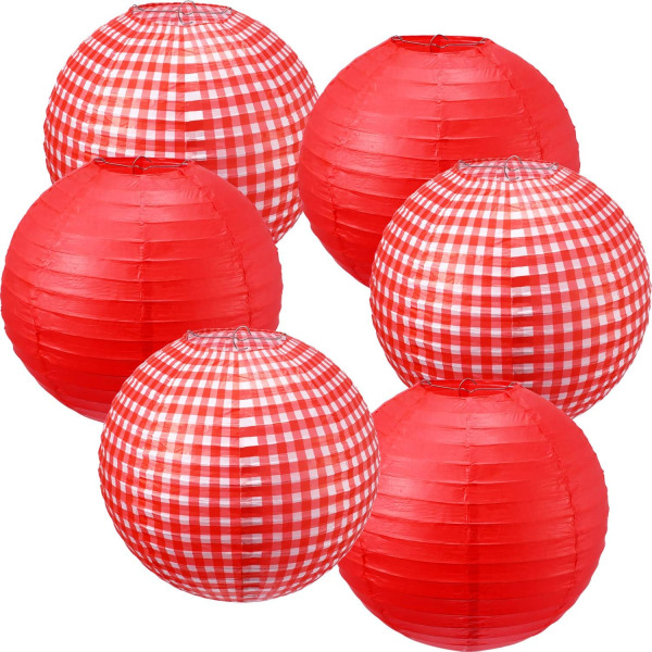 Picnic Party Decorations Paper Lanterns Round Hanging Lanterns P