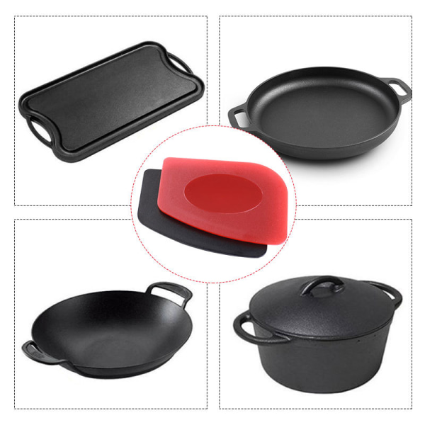 Grill-pannun kaavin valurautapannuille Kaavinpuhdistustyökalut
