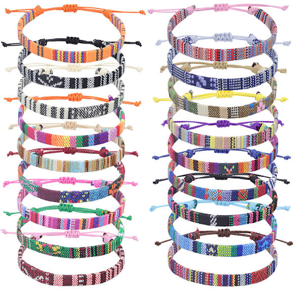 Anklet-rannekoru miehille ja naisille, boho hippie, säädettävä