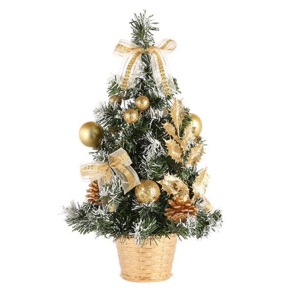 Kunstig juletre julepynt familiejul