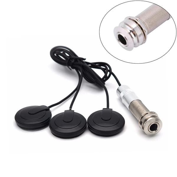 Piezo Kontaktmikrofon för Gitarr Ukulele Mandolin Instrument
