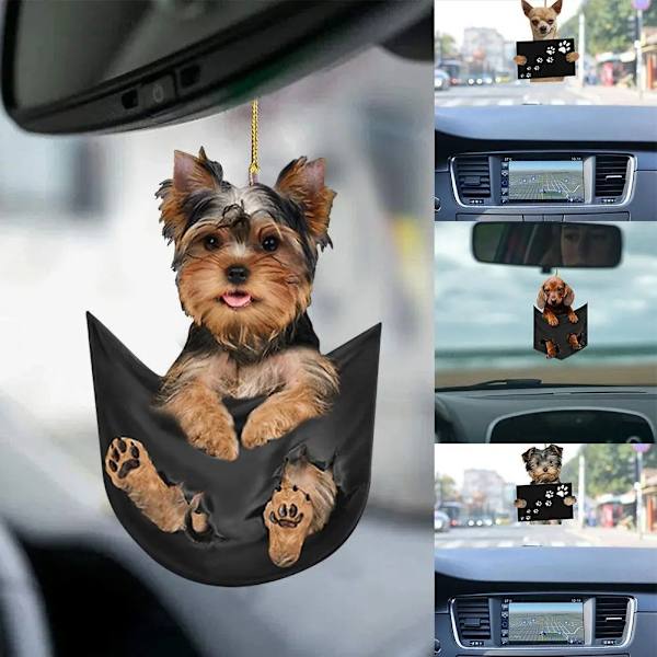 Keinutuva autokoriste, söpö riipuskoriste, auton keinu