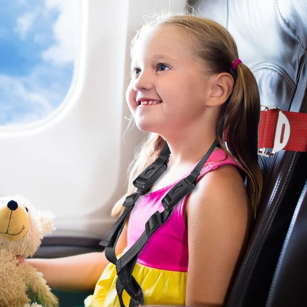 Bärbart säkerhetsbälte för barn Flygplansbälte för barn