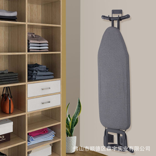 Väggmonterat strykbrädehållare strykjärnsbräda rack organizer Wal
