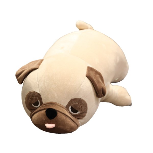 Bulldog plyslegetøj - blødt og fluffy plysdyr - gave til A