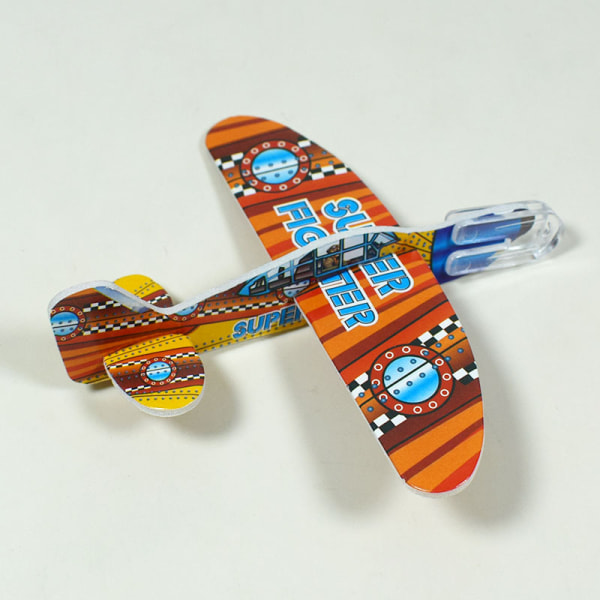 12 Styrofoam Airplane Foam Gliders - Leksaksplan - Perfekt för Pa