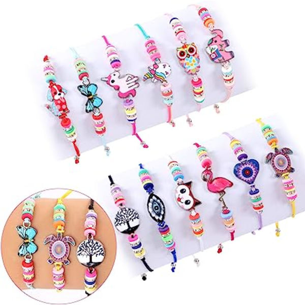 12 stk. pige armbånd venskab armbånd