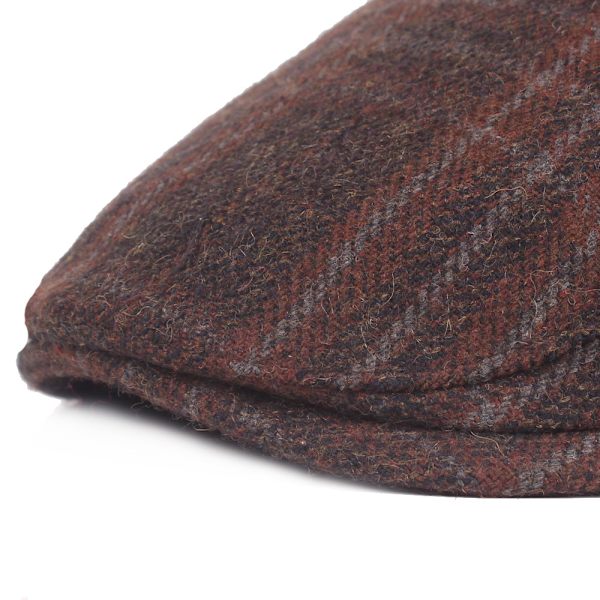 Uld hue beanie beanie mænd ternet beret efterår vinter varm beanie mid