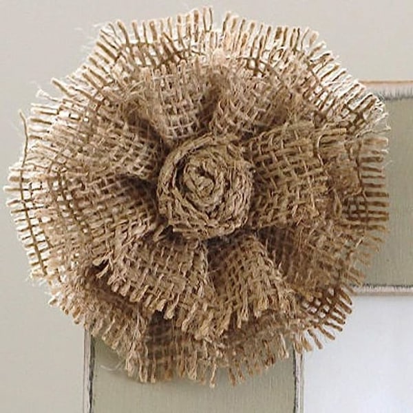 15 cm bred hessian - rustik bånd rulle til DIY