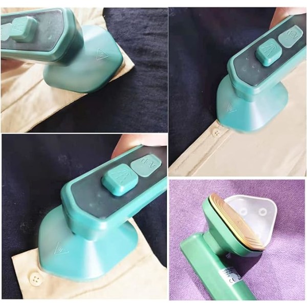 Mini bærbar strygemaskine, bærbar dampstrygejern, rejse strygejern,