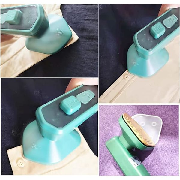 Mini portabel strykmaskin, portabelt ångstrykjärn, resejärn,