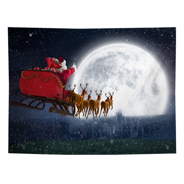 Julgobeläng Väggbonad, Jultomte och Älg Gobeläng Ae