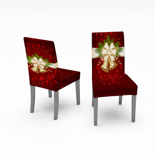 Juleborddekke og stolsekk - Juledekorasjon Elastisk endelstolsdekke absorberende duk Tablecloth 140*140cm