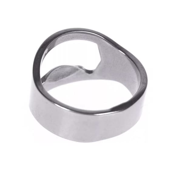 4 stk flaskeåpner, ringåpner, metallflaskeåpner, rustfri