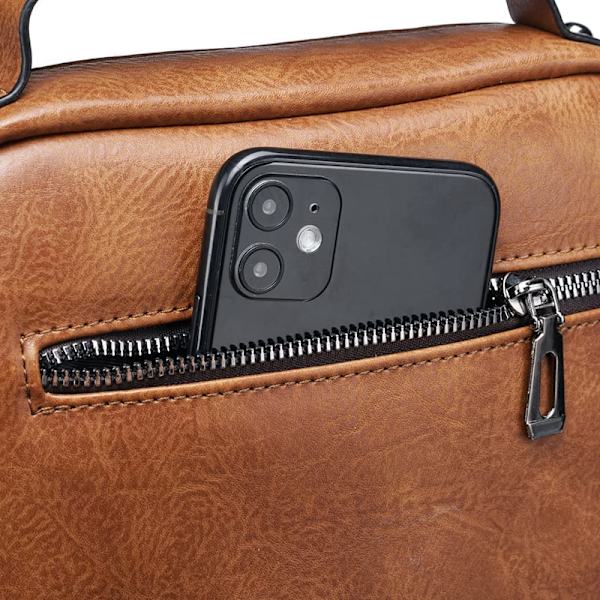 Herr Business Casual Enkelsidig Axelväska Crossbody Black