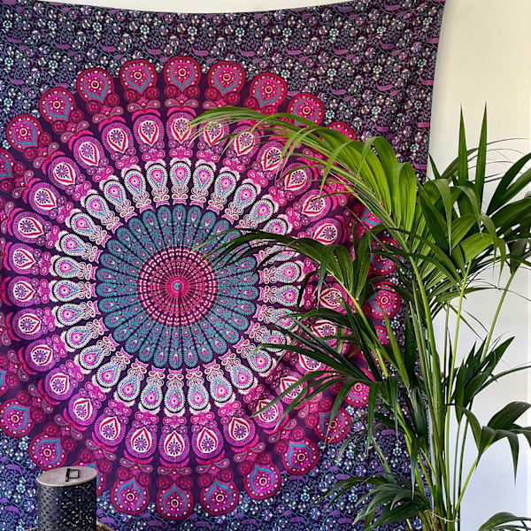 Tapestry - Mandela New Mural - Suuri seinävaate, boheemi ranta