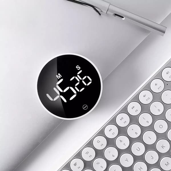 Digital Kök Timer: Stor magnetisk LED-timer med 3 volymnivåer