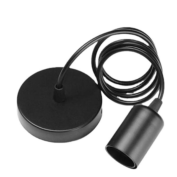 Tråd Hängande Pendel Ljus Lamp Huvud med Sladd Pendel Sladd Set